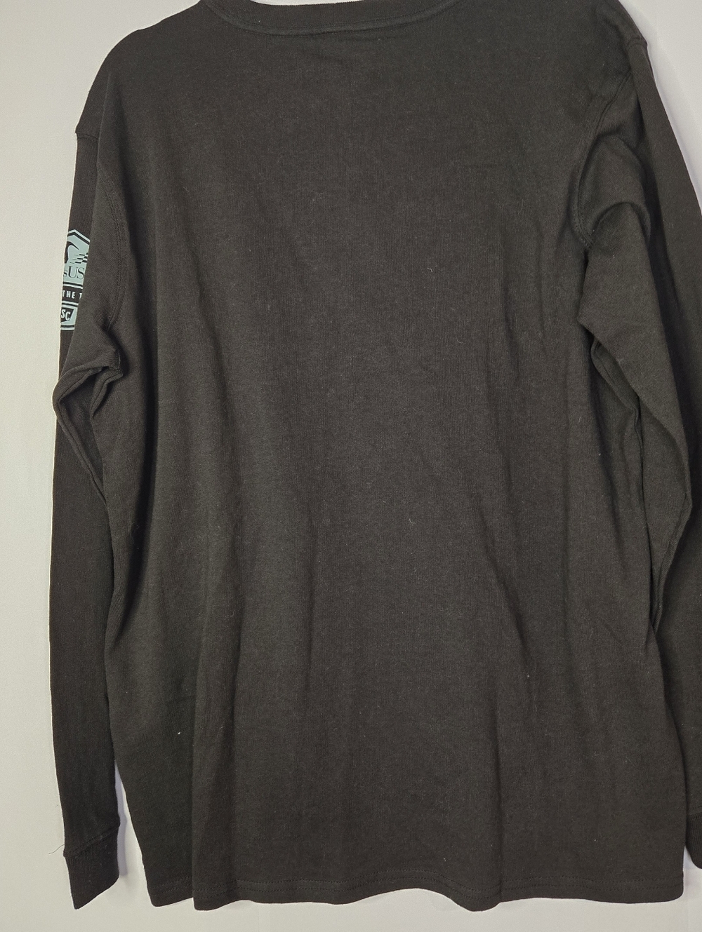 Carhartt Womens Size L Heavy Weight L/Sl Black Graphic "Support the Trades" Tee - Picture 7 of 10